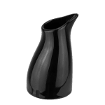 Порцеланова каничка за мляко 90 мл, черен цвят, VISION BLACK