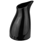 Порцеланова каничка за мляко 150 мл, черен цвят, VISION BLACK