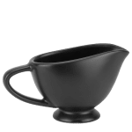 Порцеланова каничка за мляко 100 мл, черен цвят, VISION BLACK