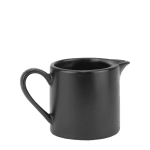 Порцеланова каничка за мляко 90 мл с дръжка, черен цвят, VISION BLACK MATT