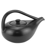 Порцеланов чайник 650 мл, черен цвят, VISION BLACK MATT