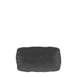 Порцеланово плато 15 x 8 см WILLOW BLACK, черен цвят