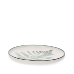 чиния с декор листа