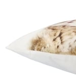 Калъфка за възглавница с декор заек 45 x 45 см BRUCE, бял цвят, HOMLA Полша