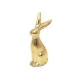 Керамична фугурка зайче 21 см MAX - цвят злато, HOMLA Полша