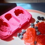 Силиконова форма за 3 сладоледа с пръчици ICE SUMMER, HOMLA Полша