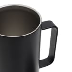 Двустенна стоманена чаша за чай 480 мл TORREL, черен цвят, HOMLA Полша