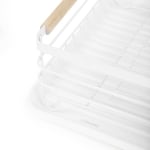Сушилник за съдове 42 x 31 x 13 см PLYSTRE, бял цвят, HOMLA Полша