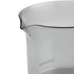 Стъклена мерителна чаша 500 мл MAVIS, сив цвят, HOMLA Полша