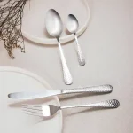 Комплект прибори за хранене 24 части GENTRY, цвят инокс, HOMLA Полша