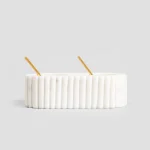 Мраморен комплект за подправки с 2 отделения 17.5 x 8.5 см MARBLE STRIPES, HOMLA Полша