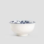 Порцеланова купичка за ядки 12 см NAVIA BLUE FLOWER, сини цветя, HOMLA Полша