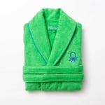 Халат за баня Neutral M/L, зелен цвят, United Colors Of Benetton