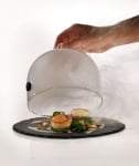 Стъклен капак с клапан за опушване на храна, 20 x 12 см, LACOR Испания
