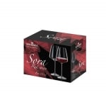 Чаши за червено вино 650 мл SORA - 6 броя, Bohemia Royal Crystal