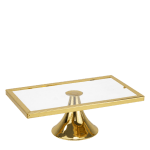 Правоъгълна стойка за блок маса 25 x 15 x h 9 см, WICKED GOLD