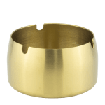 Ветроустойчив пепелник Ø 8.5 x h 5 см CHARM GOLD, цвят златен