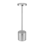 Настолна LED лампа за маса Ø 8 x h 34 см SILVER