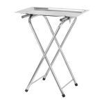 Стойка за табли за сервиране 53 x 42 x h 80 см CHROME