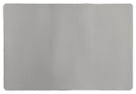Кожена подложка за хранене, сив цвят, 45 x 30 см, 6 броя