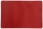 Кожена подложка за хранене, червен цвят, 45 x 30 см, 6 броя