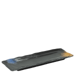 Меламиново плато 27.5 x 9.5 x h 2 см OKIMI, черен цвят