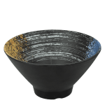 Меламинова купа за рамен Ø 17.8 x h 9 см OKIMI, черен цвят