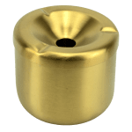 Ветроустойчив пепелник Ø 10 cм, златен цвят