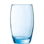Чаши за вода 350 мл Salto Ice Blue, син цвят, 6 броя, Arcoroc Франция