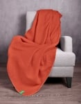 Одеяло Rainbow 140 х 190 см, червен цвят, вафел, United Colors Of Benetton