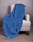 Одеяло Rainbow 140 х 190 см, син цвят, вафел, United Colors Of Benetton