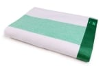 Плажна кърпа 90 x 160 см Rainbow, зелено и бяло, United Colors Of Benetton