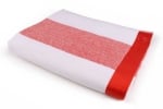 Плажна кърпа 90 x 160 см Rainbow, червено и бяло, United Colors Of Benetton