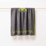 Двулицево одеяло Tevere 140 х 190 см, кафяв и зелен цвят, United Colors Of Benetton
