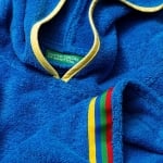 Детско пончо за плаж 65 х 65 см, син цвят, Rainbow Kids, United Colors Of Benetton