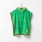 Детско пончо за плаж 65 х 65 см, зелен цвят, Rainbow Kids, United Colors Of Benetton