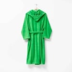 Халат за баня с качулка Rainbow M/L, зелен цвят, United Colors Of Benetton