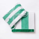 Плажна кърпа 90 х 160 см Rainbow, зелена, United Colors Of Benetton