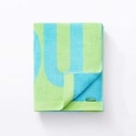 Плажна кърпа 180 х 180 см Summer XL, синьо и зелено, United Colors Of Benetton