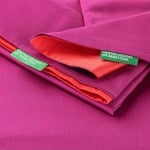 Спален двулицев комплект 3 части Rainbow, цвят лилав и червен, United Colors Of Benetton