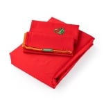 Спален двулицев комплект 4 части Rainbow, цвят червен и оранжев, United Colors Of Benetton