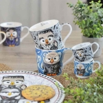 Порцеланова чаша за чай 430 мл, Семейство Адамс Lurch, Egan Италия