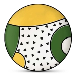 Керамично плато за сервиране 30.5 см Wara - зелено, Egan Италия