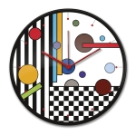 Стенен часовник Wara 50 см бял, MDF, Egan Италия