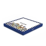 Порцеланова чиния 24 см Paese Mio - синя, Egan Италия