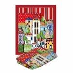 Одеяло 130 х 160 см Paese Mio - червено, полиестер, Egan Италия