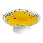 Порцеланова поставка/стойка за торта 27 х 10 см Le Casette - см жълта, Egan Италия