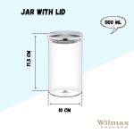 Стъклен буркан с капак за съхранение 1.1 литра Thermo Glass, Wilmax Англия