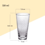 Чаша за вода 320 мл Hammered, Wilmax Англия