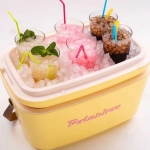 Жълта хладилна кутия Polarbox 12 л